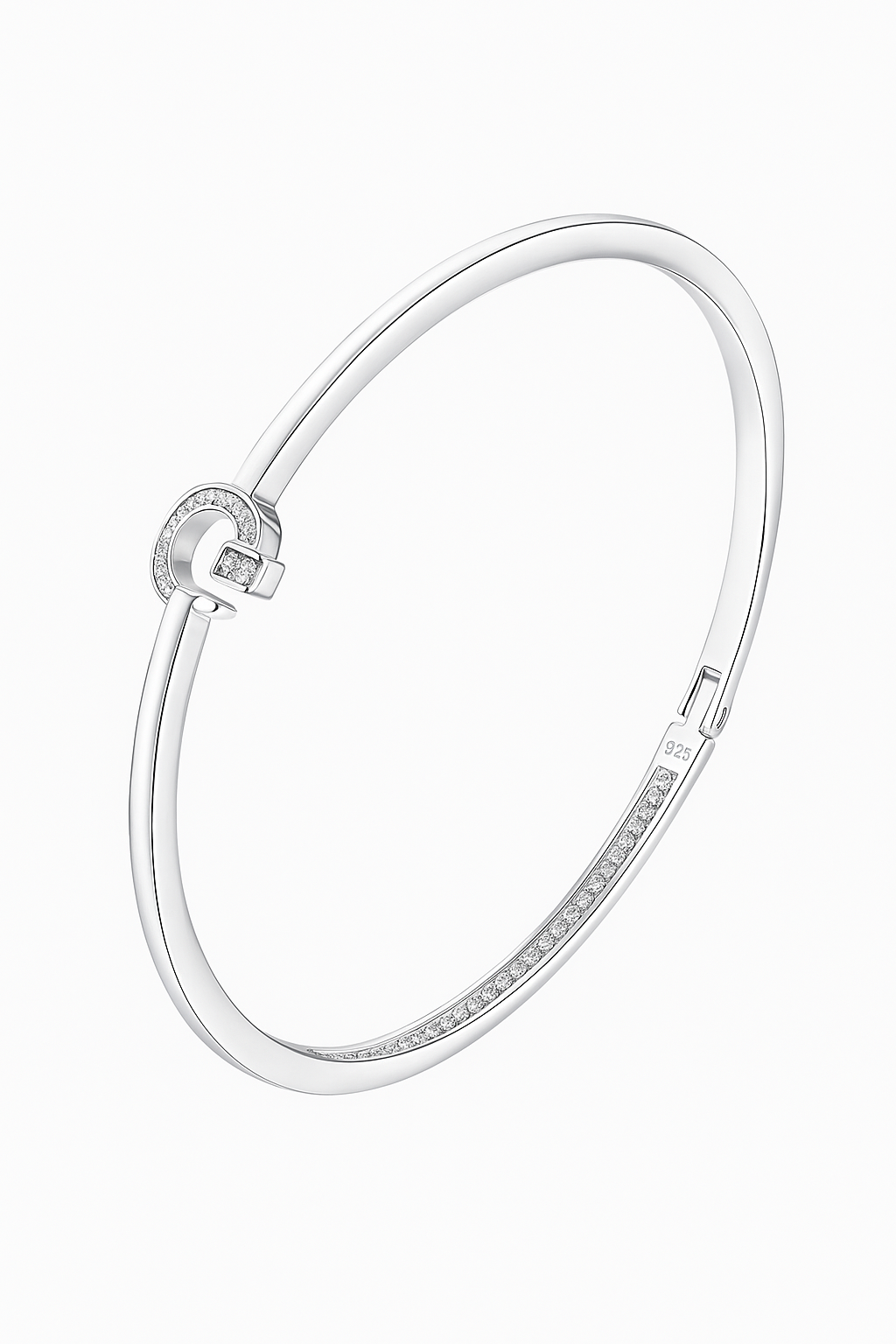 JARY 925 Sterling Silver Eternal Lock Luxe Bracelet