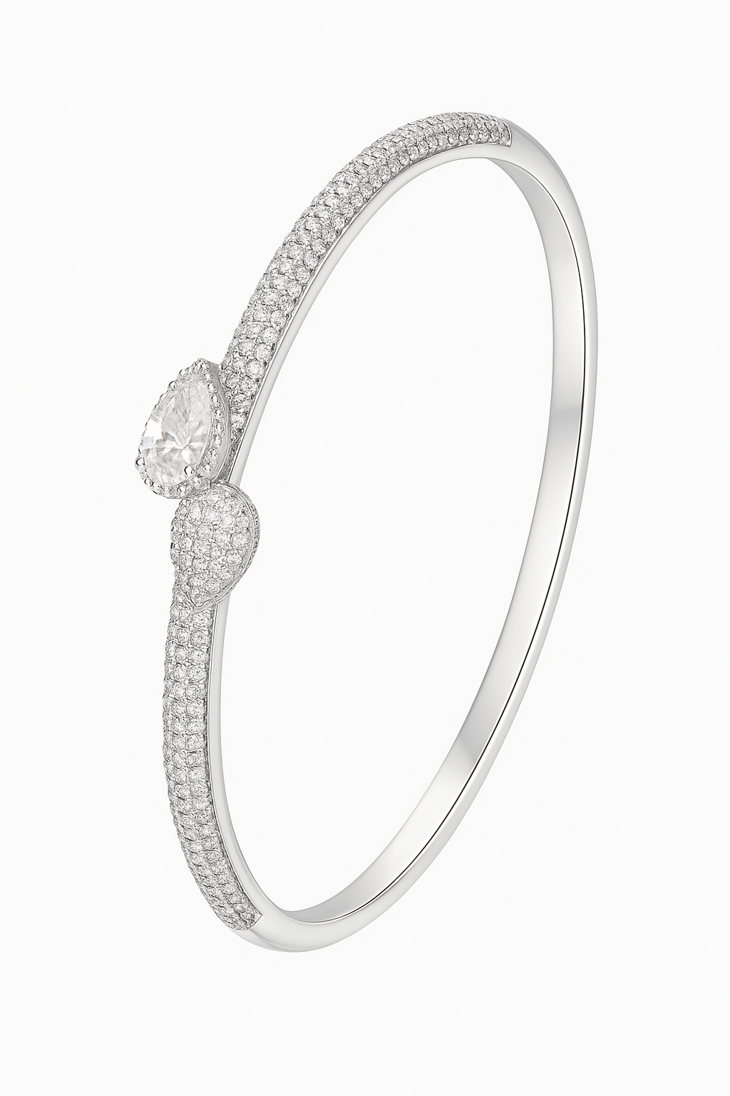 JARY 925 Sterling Silver Starlit Pear Shine Bracelet