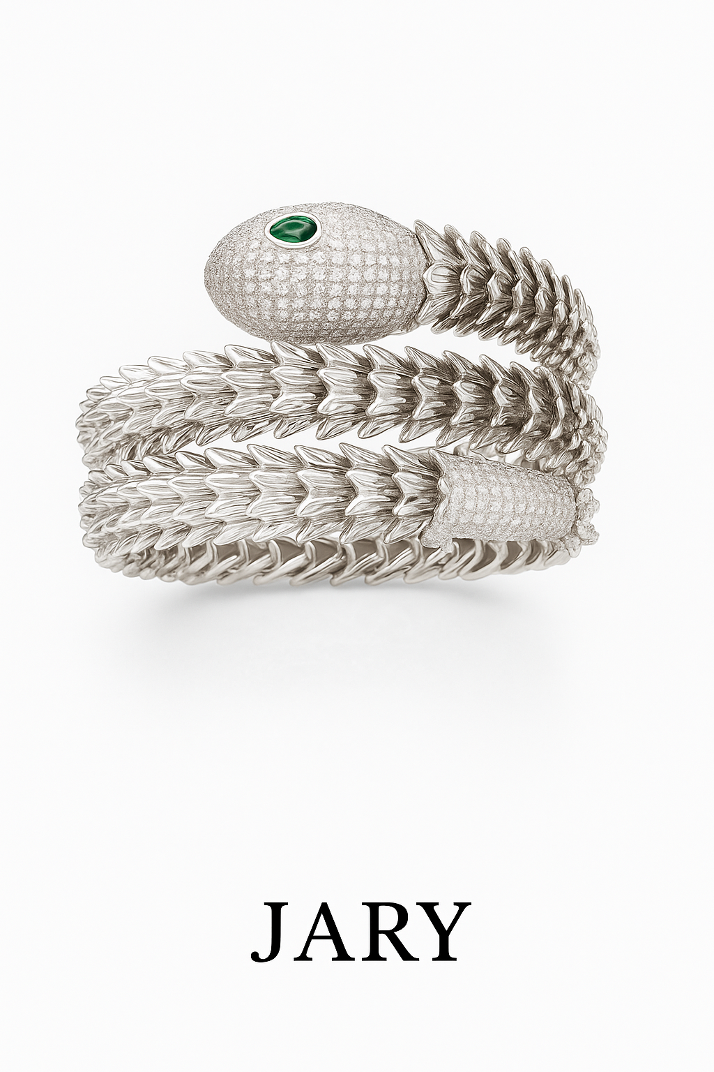 JARY 925 Sterling Silver Guardian of Eternity Bangle