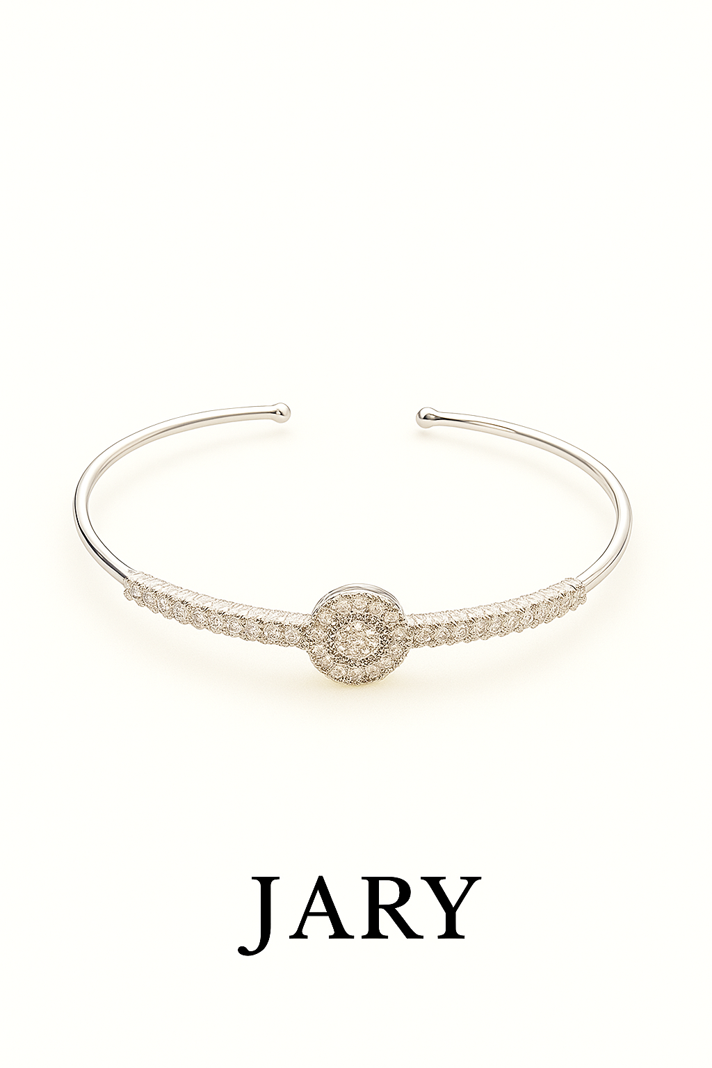 JARY 925 Sterling Silver The Radiant Halo