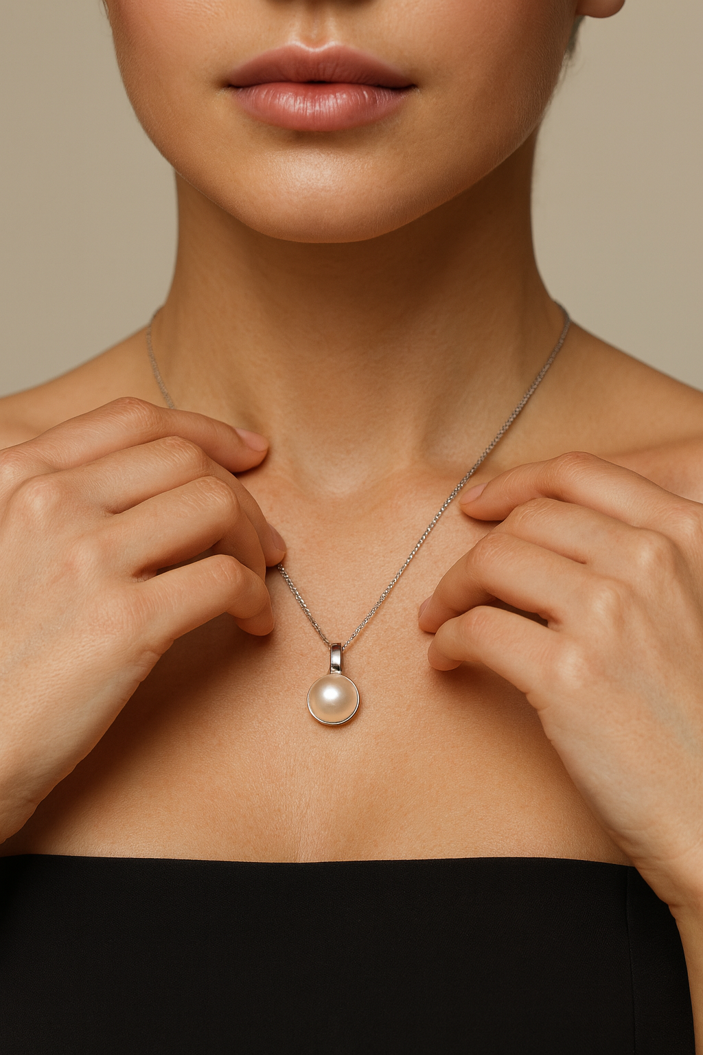 JARY 925 sterling silver Aurora Mist Pendant Set