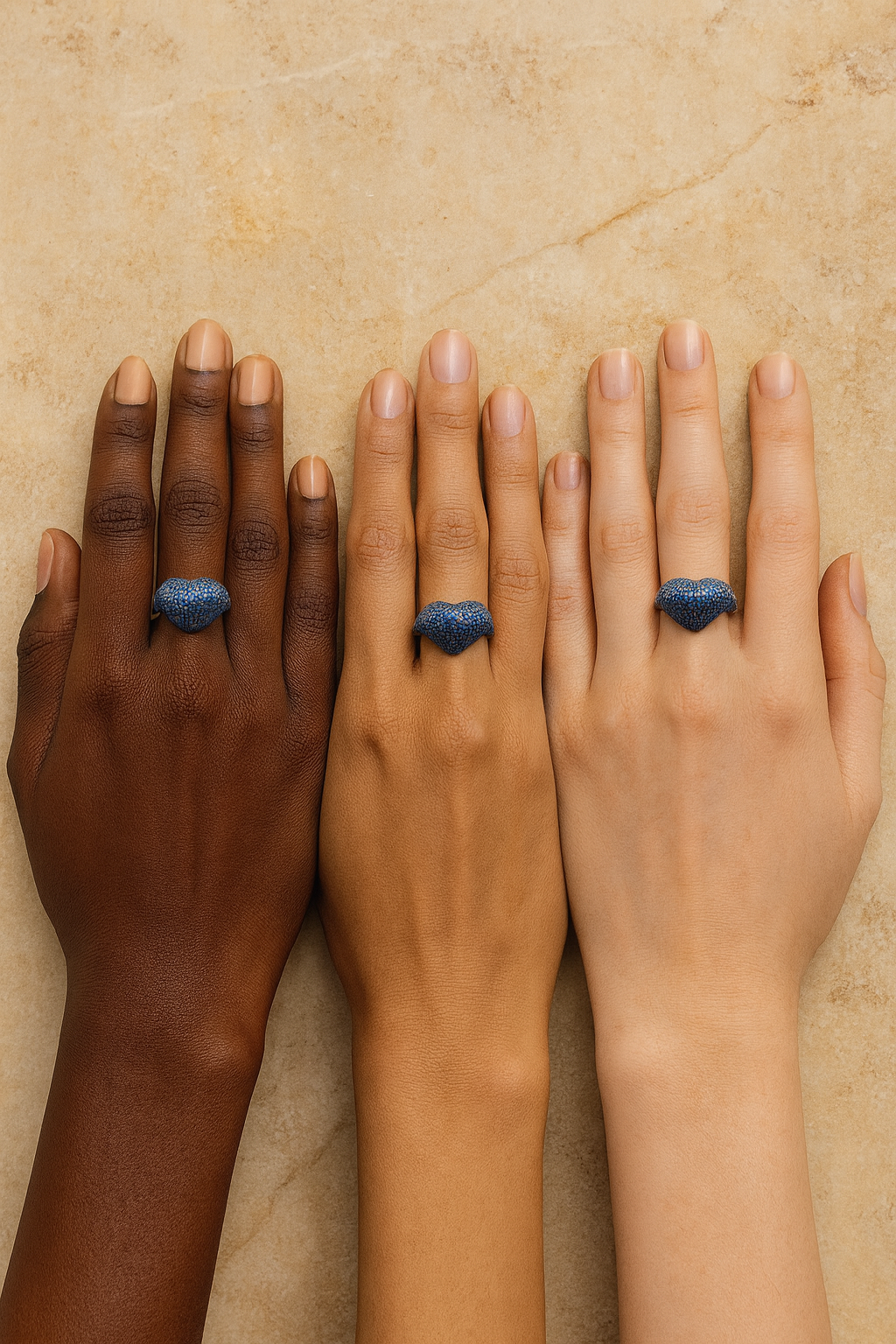 JARY 925 Sterling Silver Pavé Heart Ring