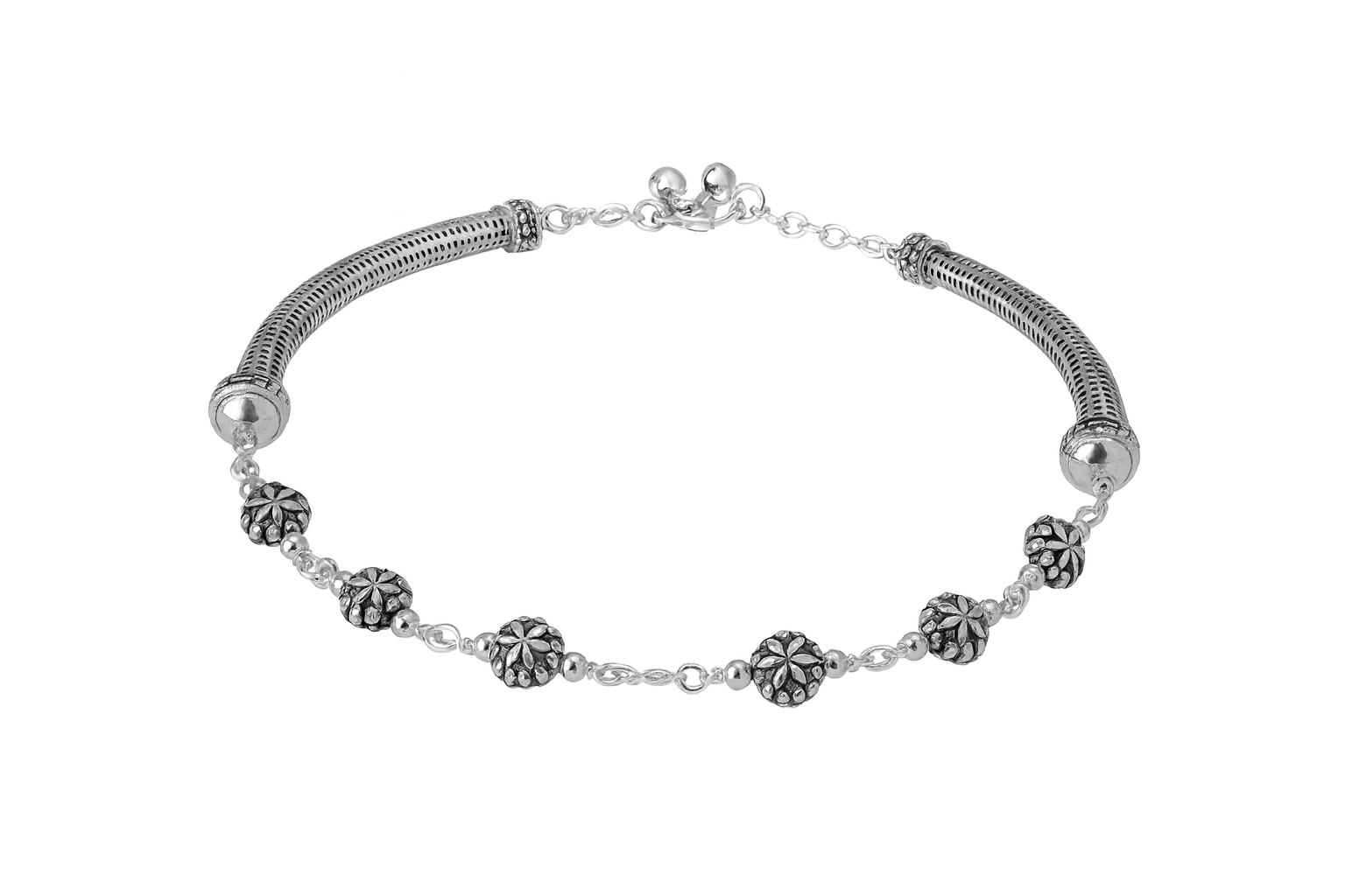 JARY Noor-E-Zaara 925 Silver Payal