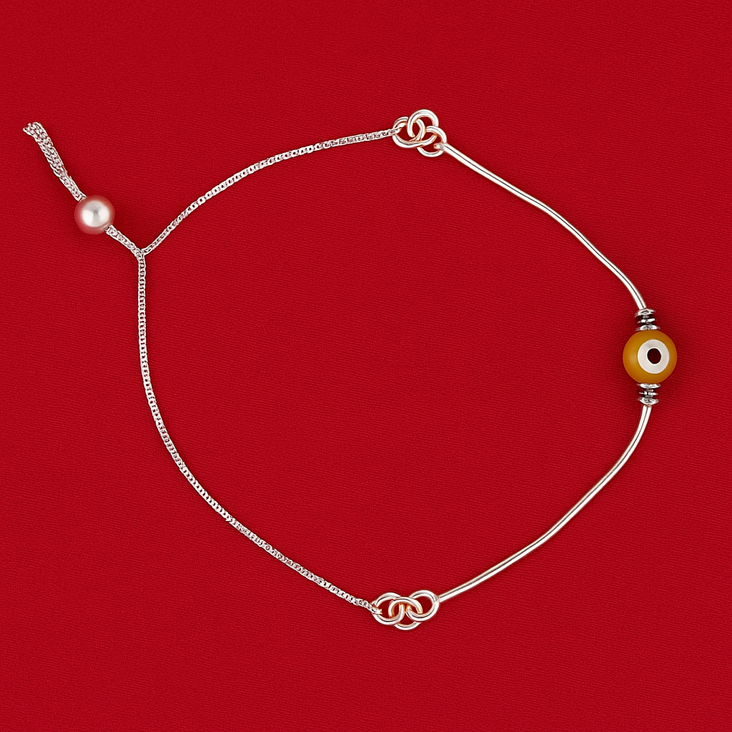 JARY Aayena Verde Grace 925 Silver Payal