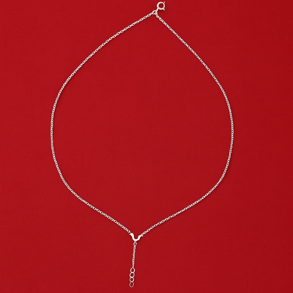 JARY Samaira 925 Sterling Silver Dual Chain Payal