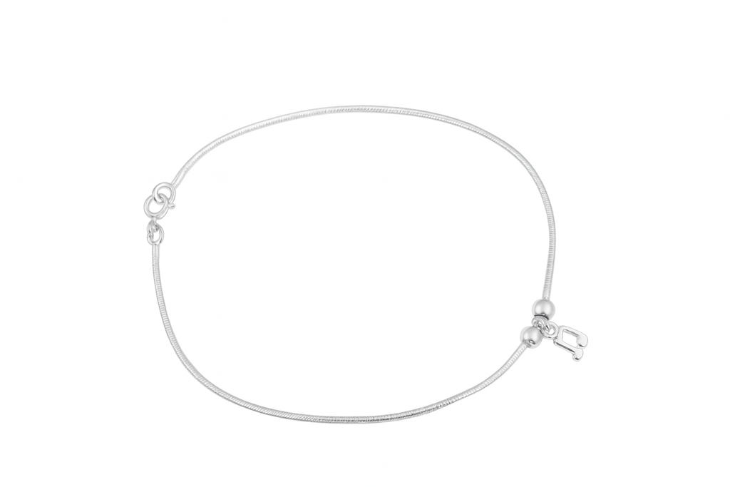 JARY Aadhya 925 Sterling Silver Minimal Beaded Payal