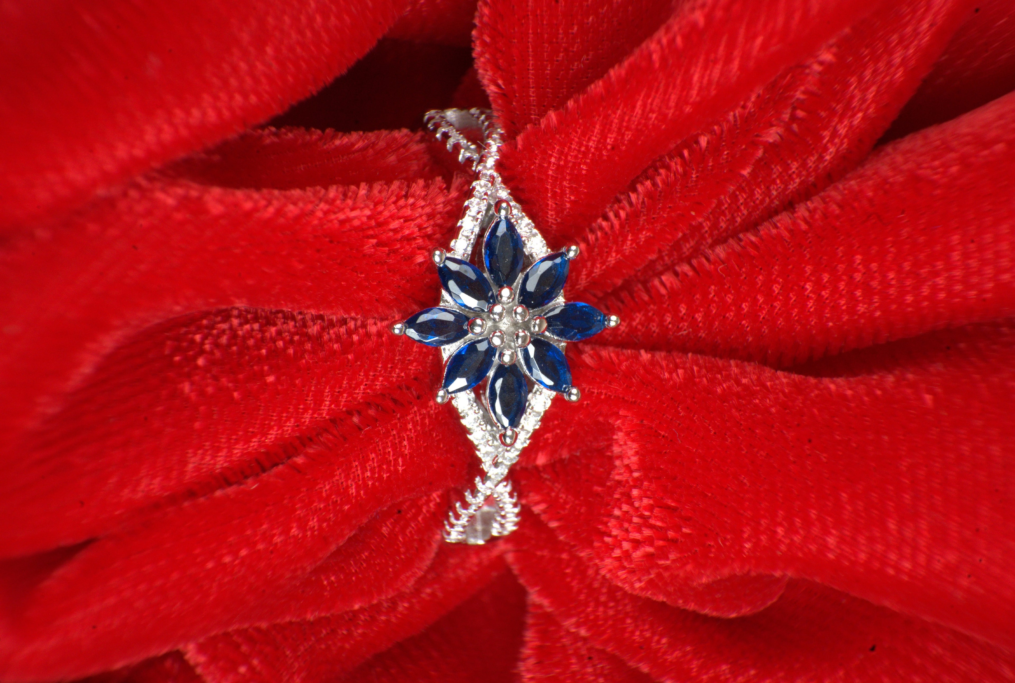 JARY 925 Sterling Silver Midnight Majesty Ring