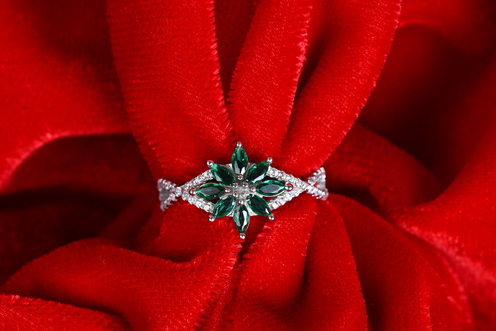 JARY 925 Sterling Silver Midnight Majesty Ring