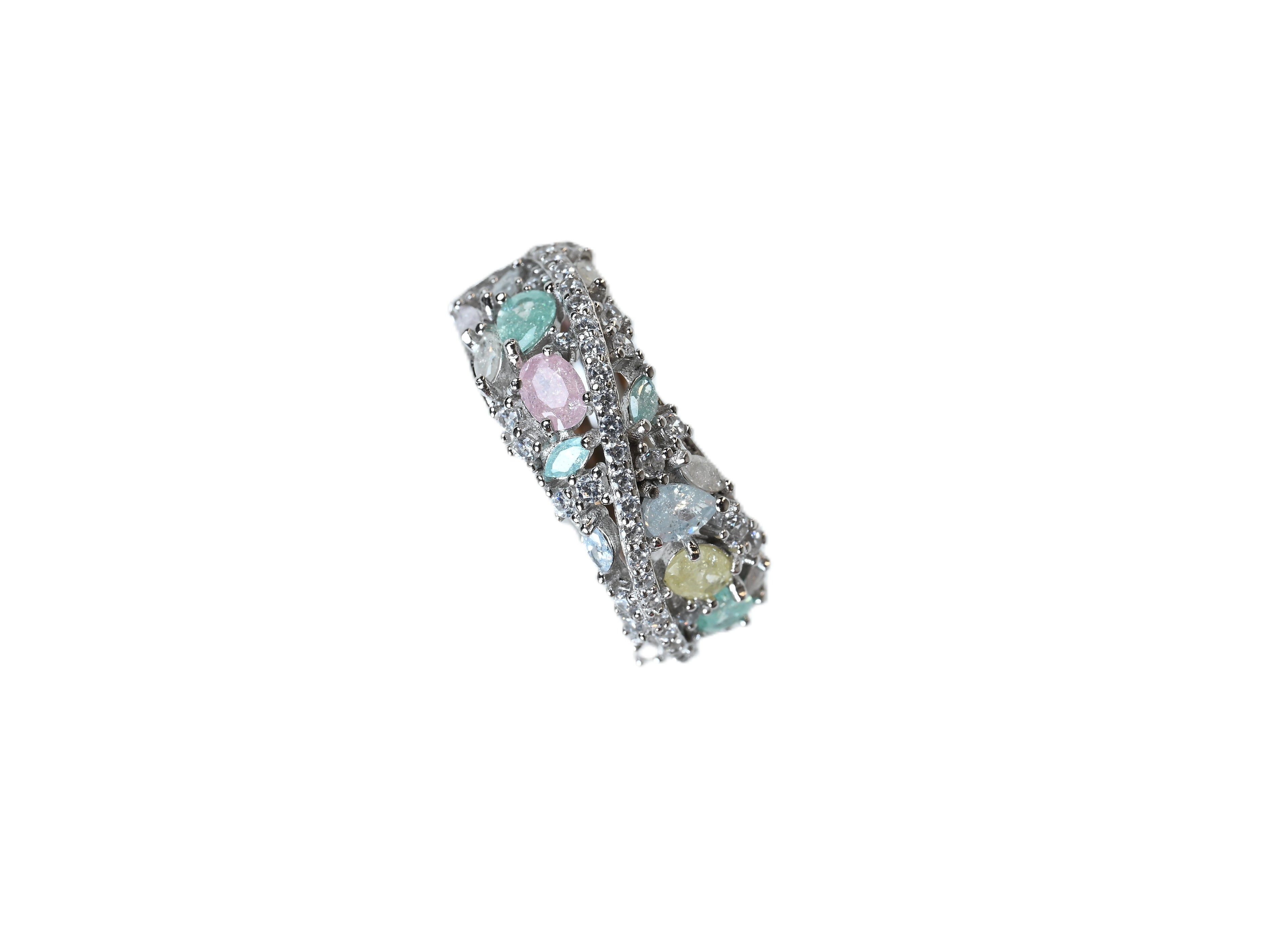 JARY 925 Sterling Silver The Celestial Pastel Cluster