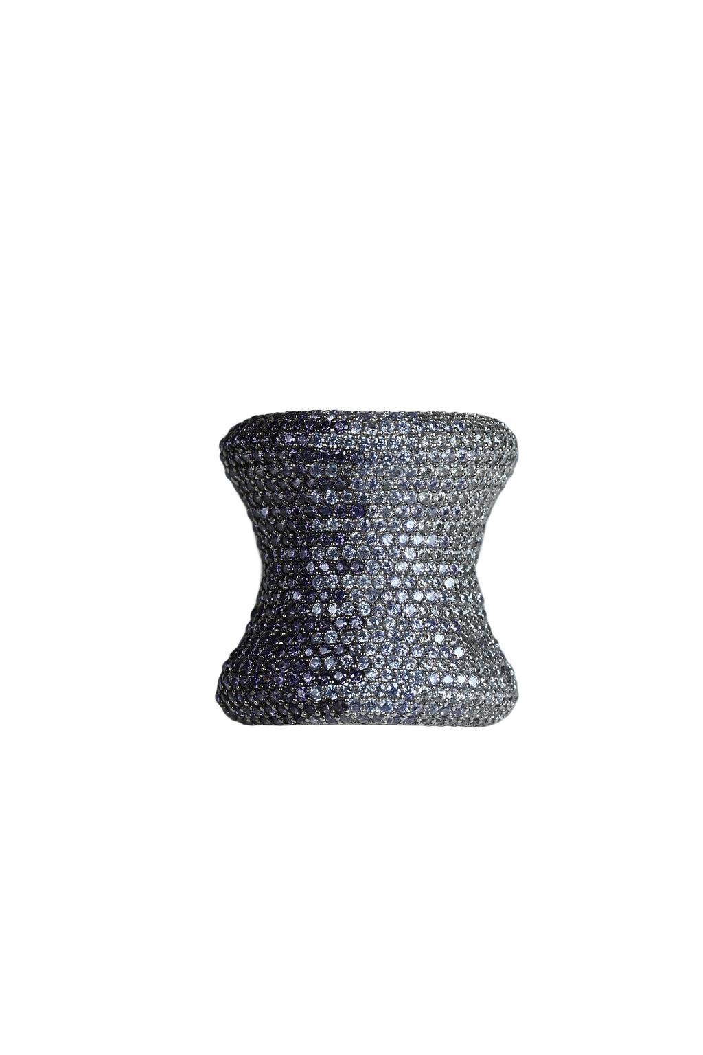 JARY 925 Sterling Silver Pavé Dome Ring