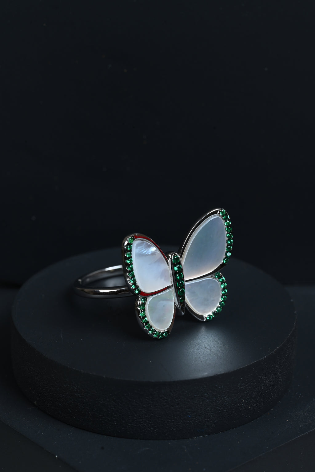 JARY 925 Sterling Silver Wings of Eternity Ring