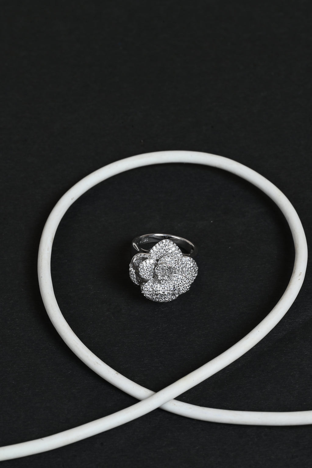 JARY 925 Sterling Silver Eternal Rose Ring