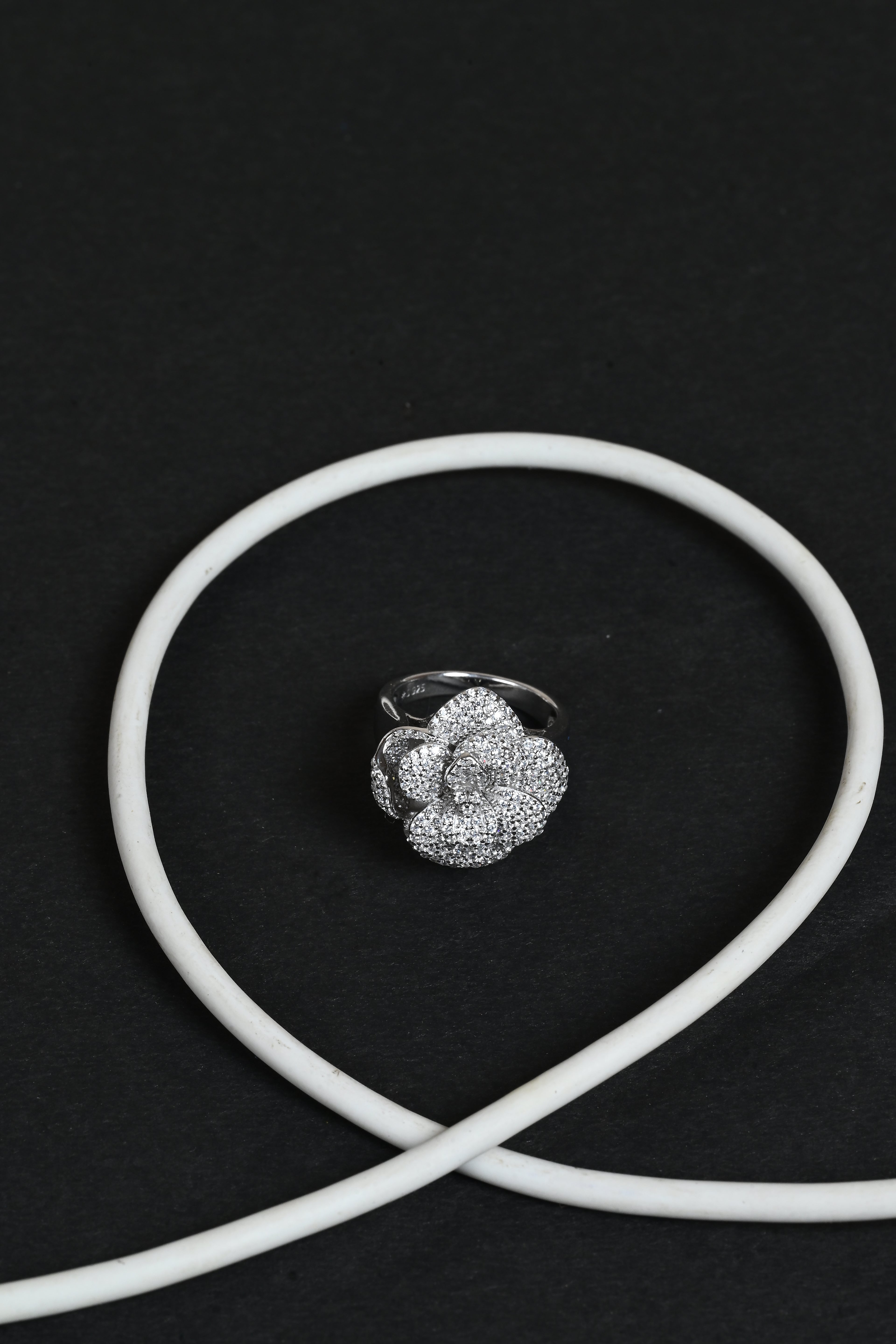 JARY 925 Sterling Silver Eternal Rose Ring