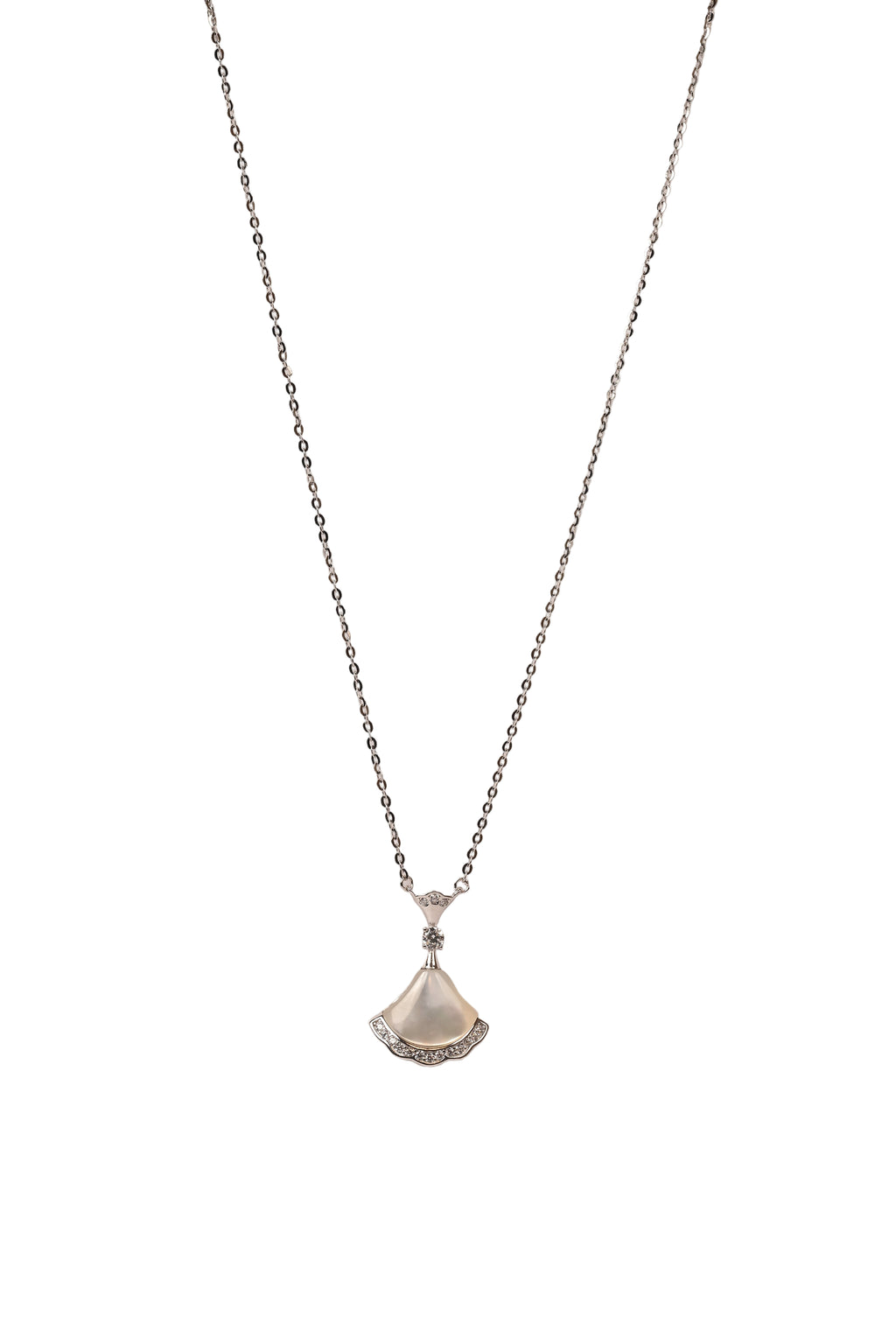 JARY 925 sterling silver Pearl Petal Pendant Set