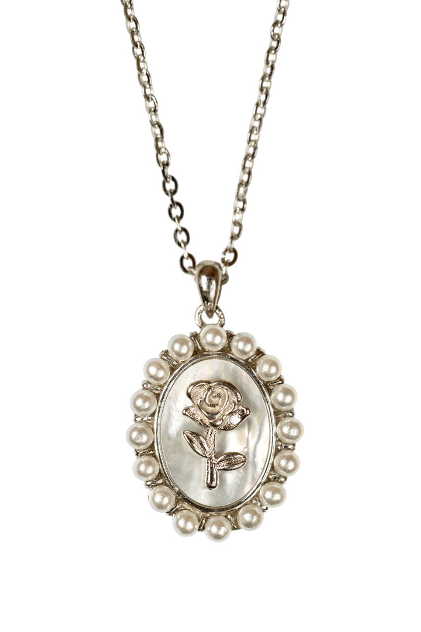 JARY 925 sterling silver Regalia Rose Pendant