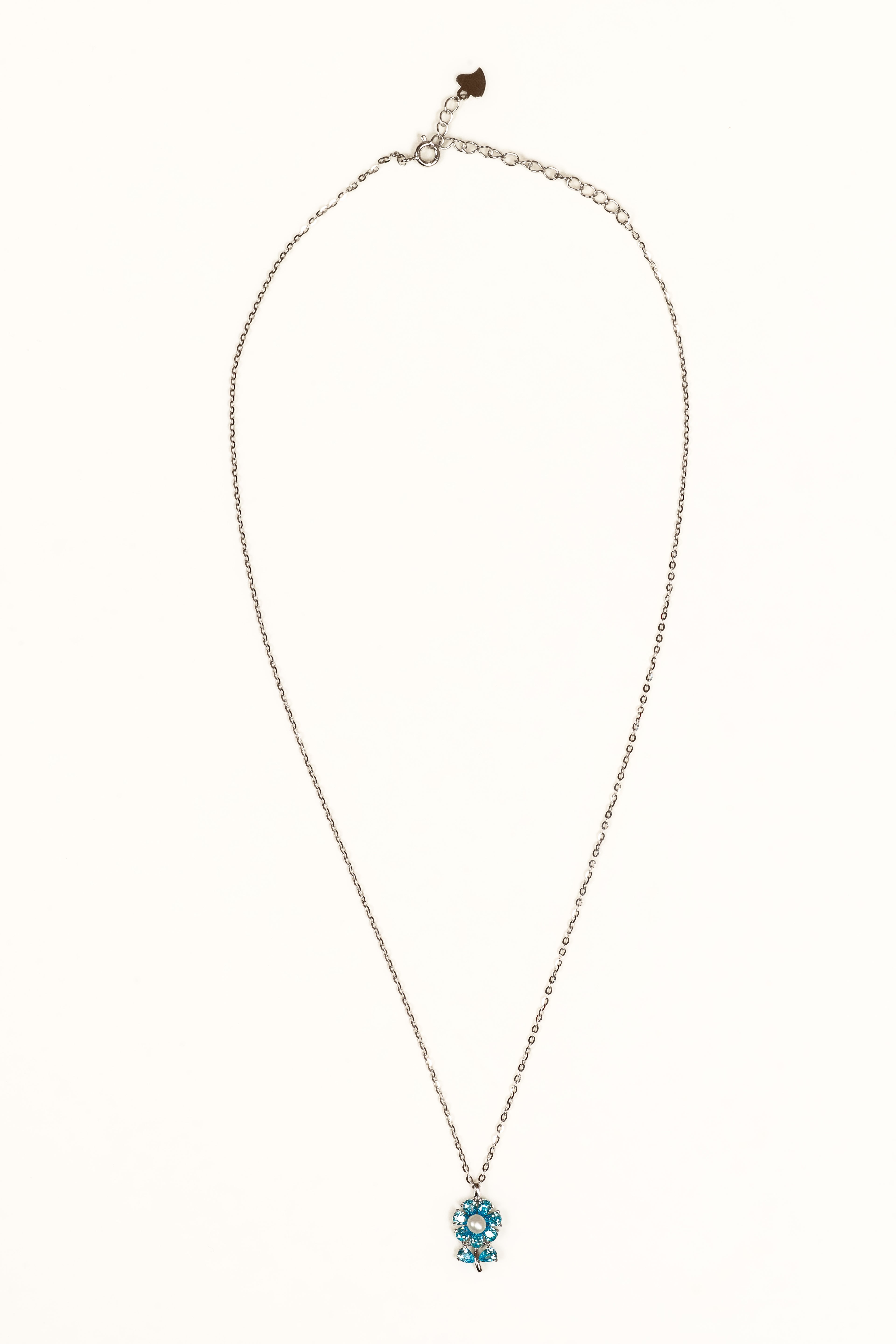 JARY 925 sterling silver Azure Bloom Silver Pendant