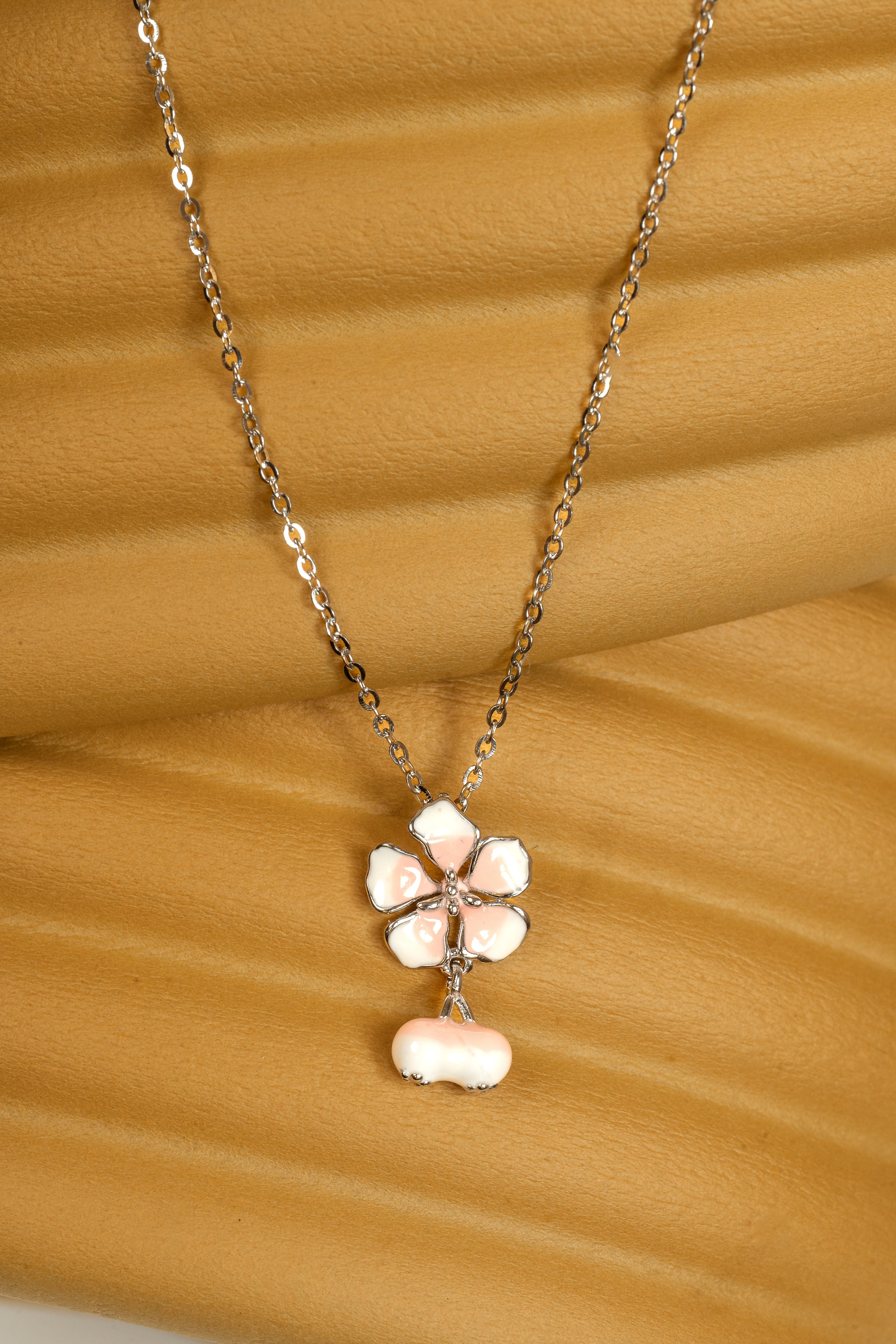 JARY 925 sterling silver Sakura Whisper Pendant