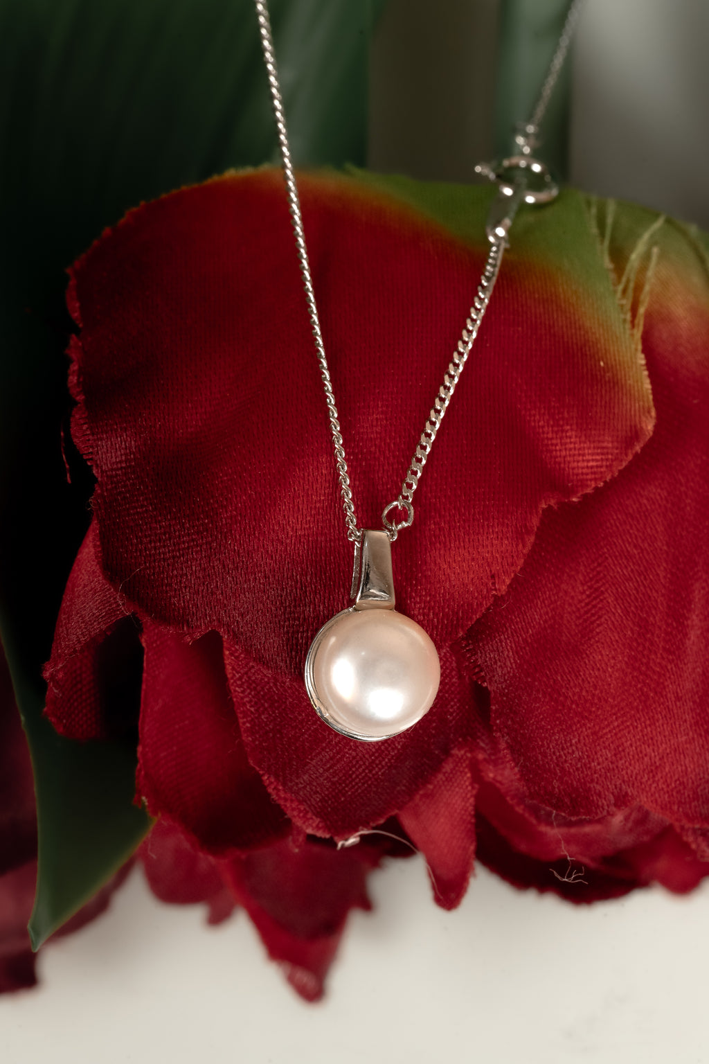 JARY 925 sterling silver Aurora Mist Pendant Set