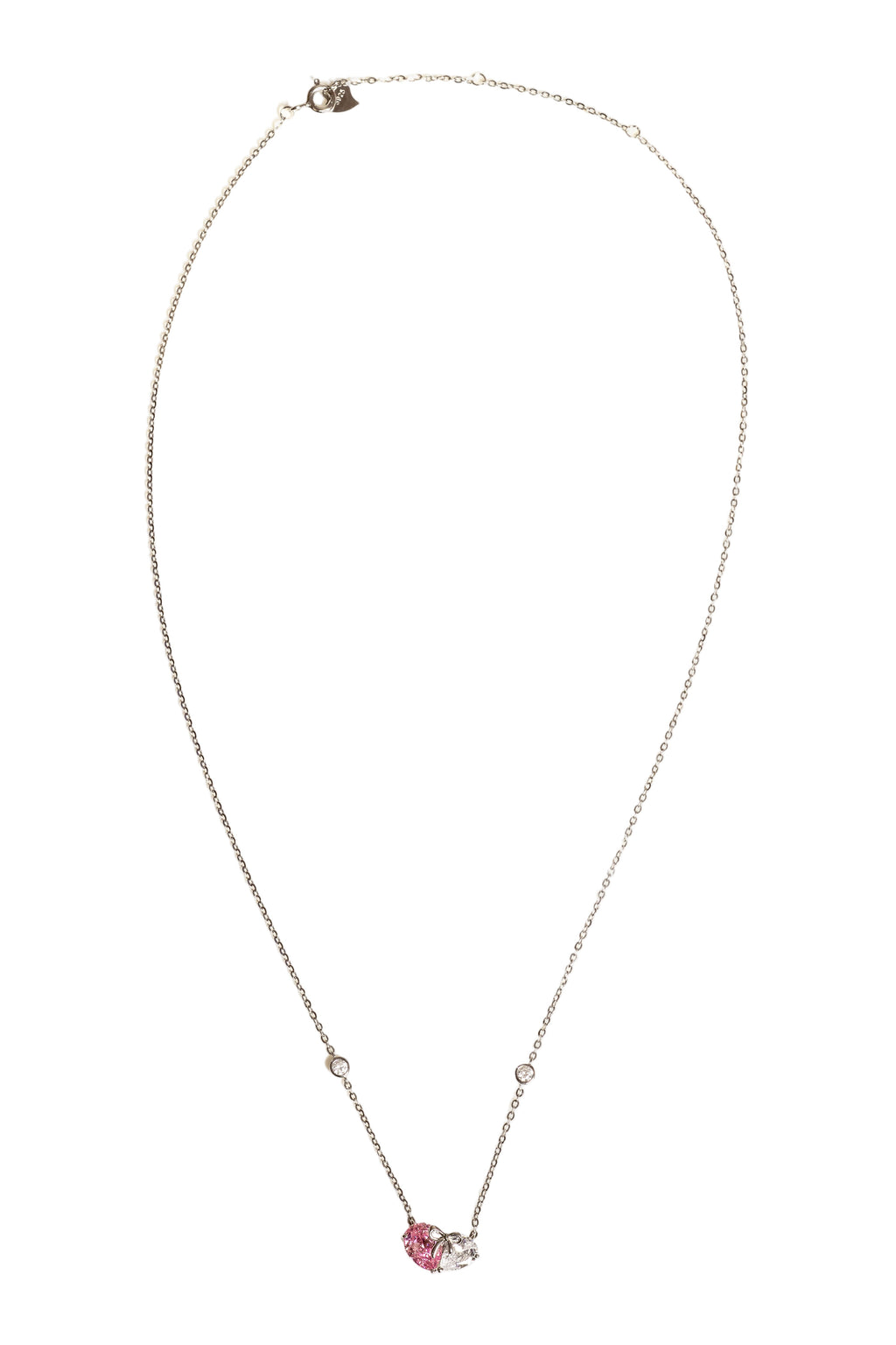 JARY 925 Sterling Silver Eternal Duo Necklace