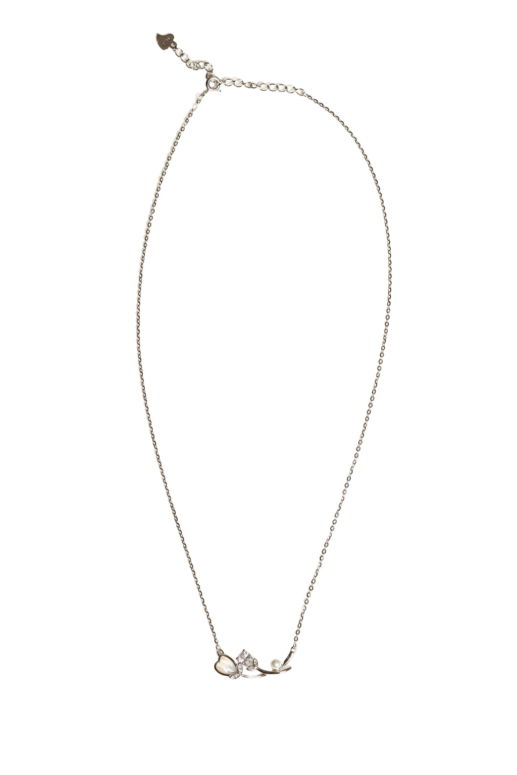 JARY 925 Sterling Silver Ethereal Bloom Necklace