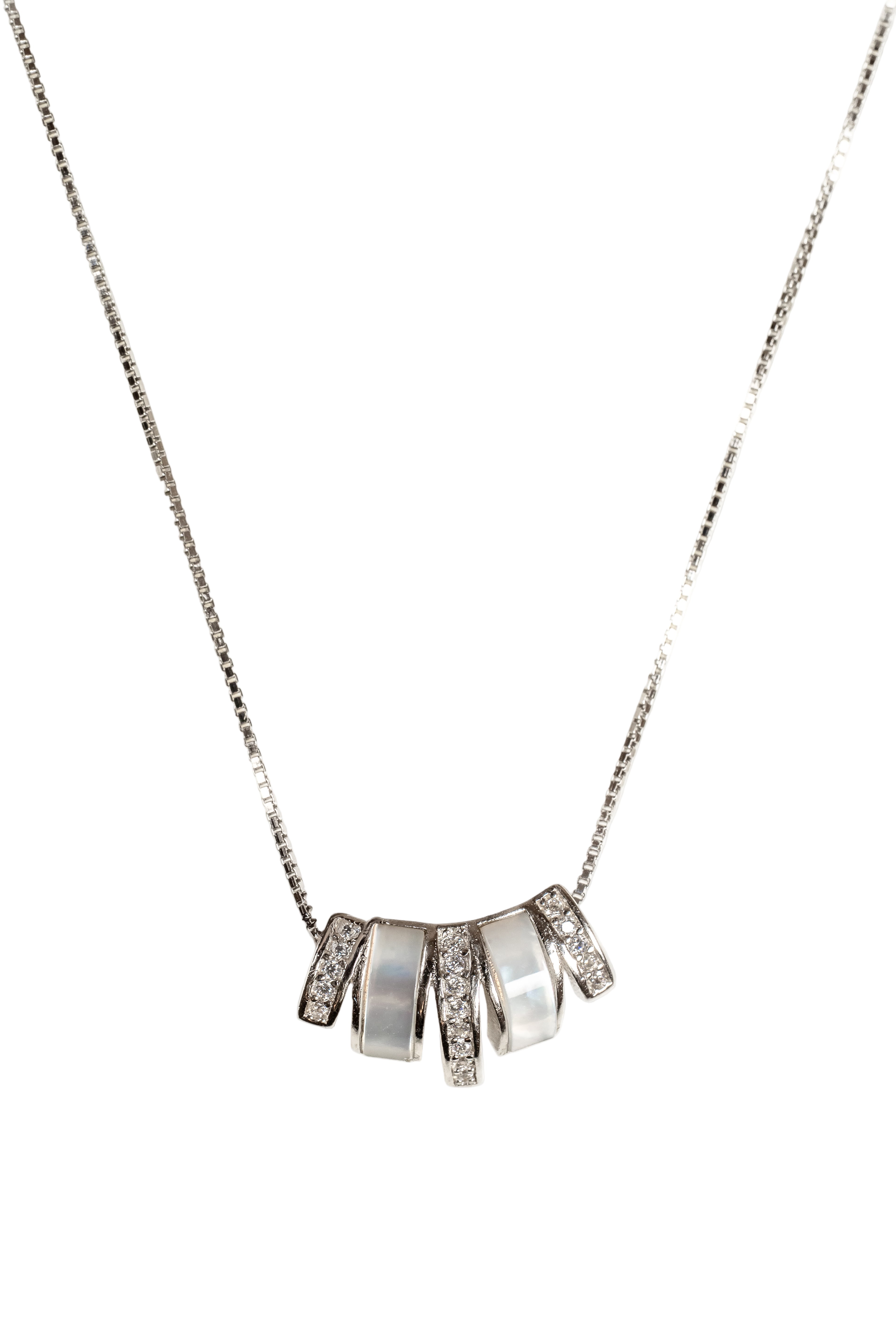 JARY 925 Sterling Silver Celeste Symphony Necklace
