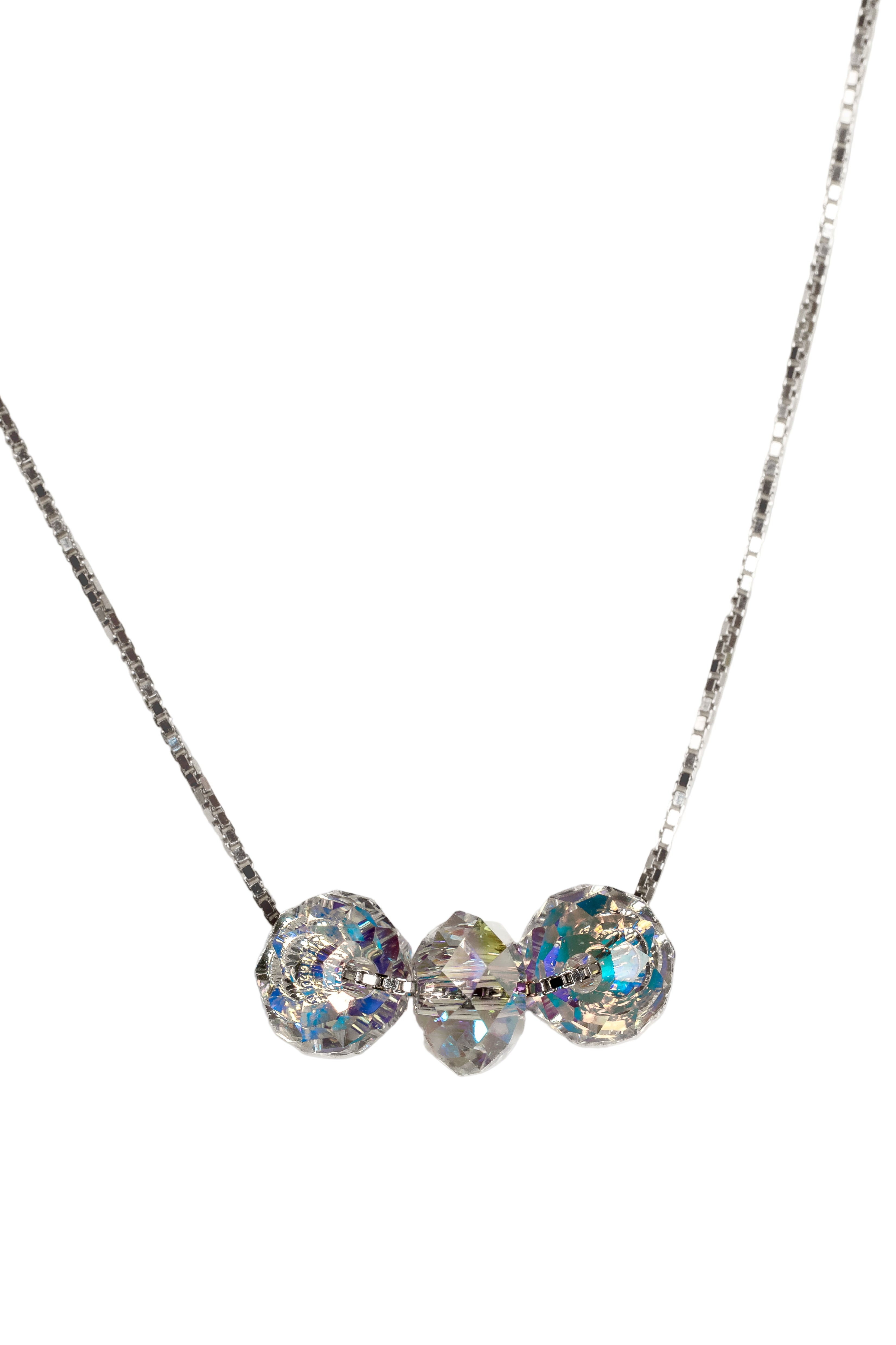 JARY 925 Sterling Silver Aurora Gleam Necklace