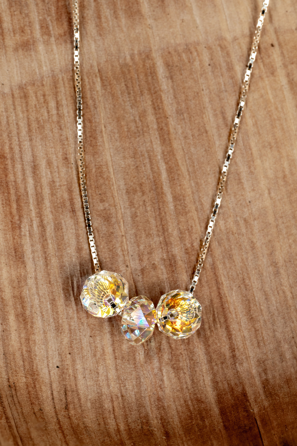 JARY 925 Sterling Silver Aurora Gleam Necklace