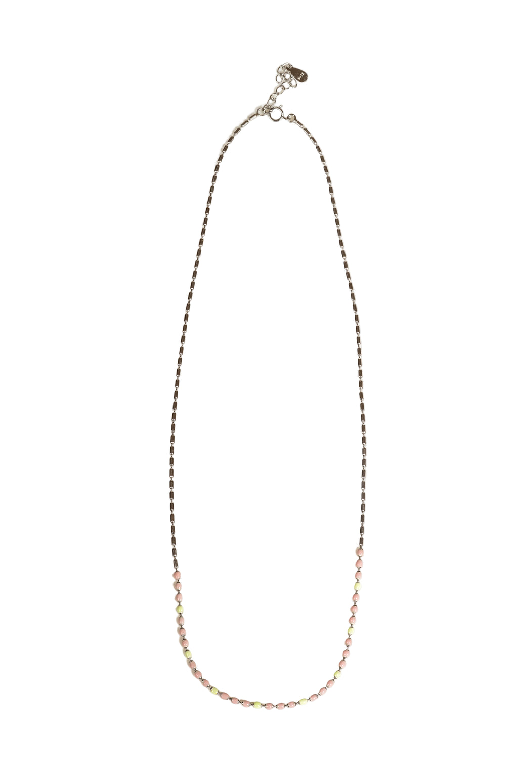 JARY 925 Sterling Silver Pastel Harmony Necklace