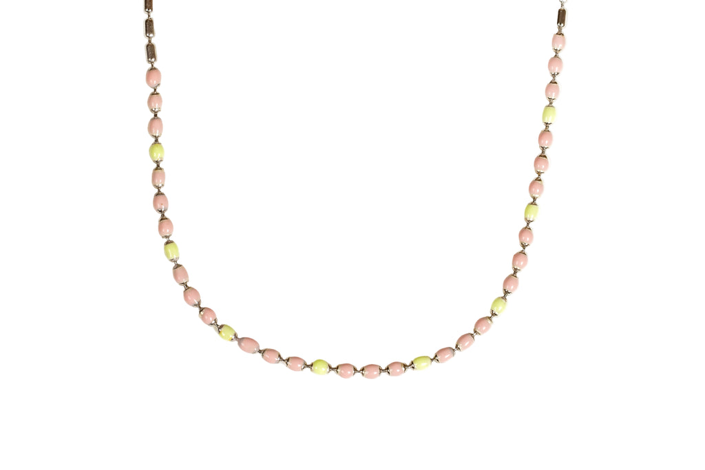JARY 925 Sterling Silver Pastel Harmony Necklace
