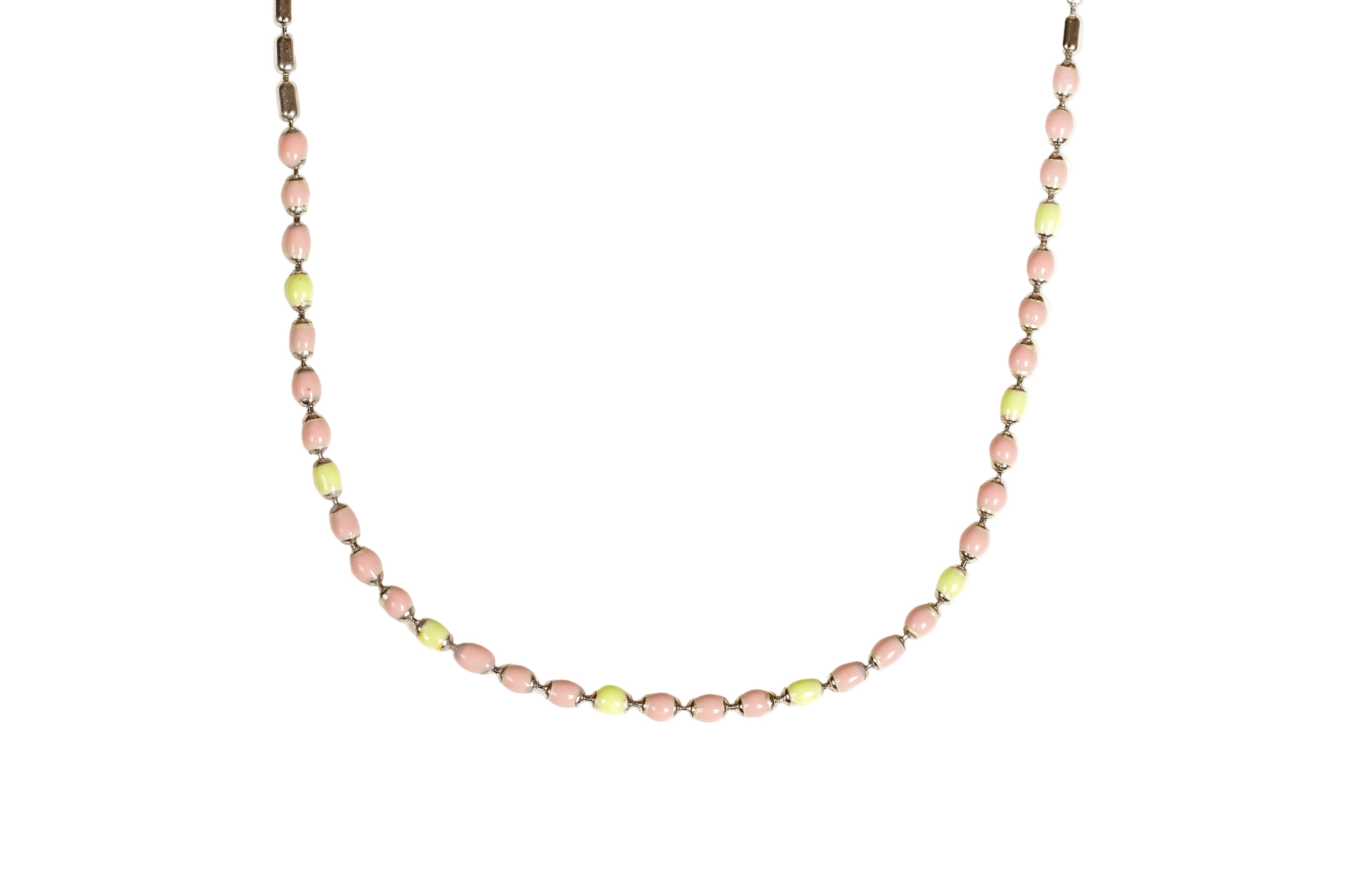 JARY 925 Sterling Silver Pastel Harmony Necklace