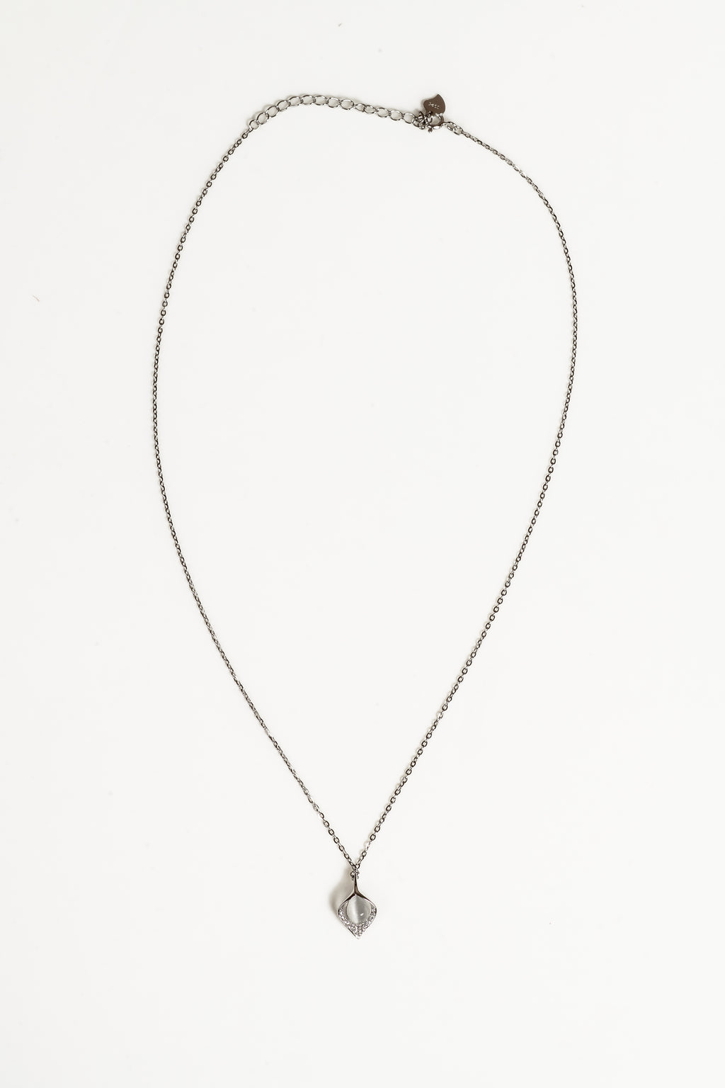 JARY 925 sterling silver Tear of Light Zirconia Pendant