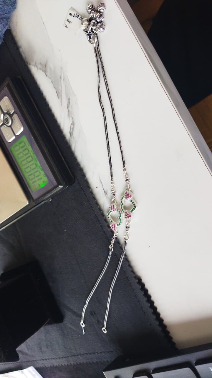 JARY Rang-e-Noor 925 Silver Payal