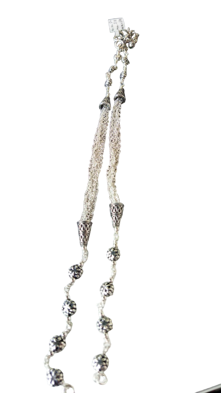 JARY Meherang 925 Silver Oxidized Payal