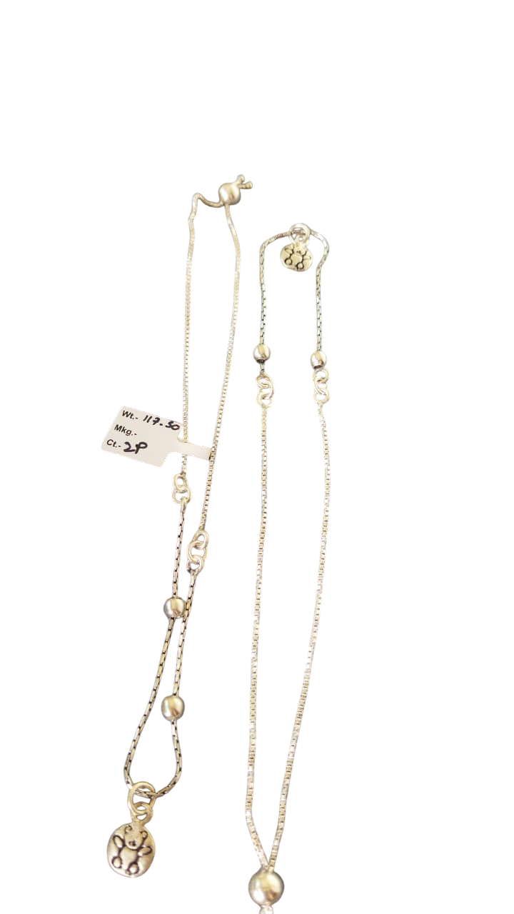 JARY 925 “Aarvi Serenity Charm Payal”